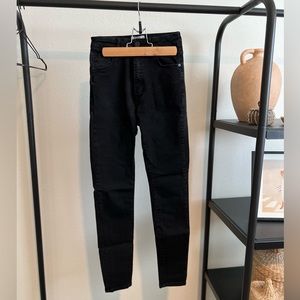 A Brand black denim jean